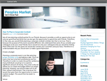 Tablet Screenshot of peoples-market.com